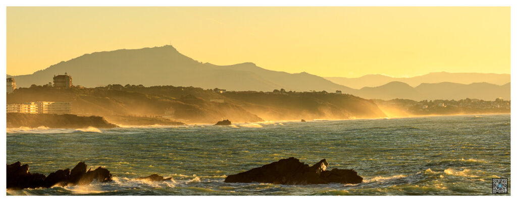 panorama plage du port vieux – biarritz