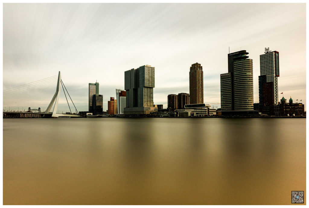 long exposure rotterdam skyline