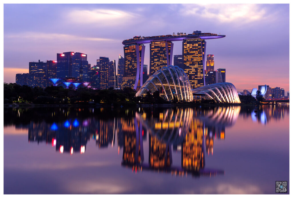 marina bay sands – gardens by the bay – singapour