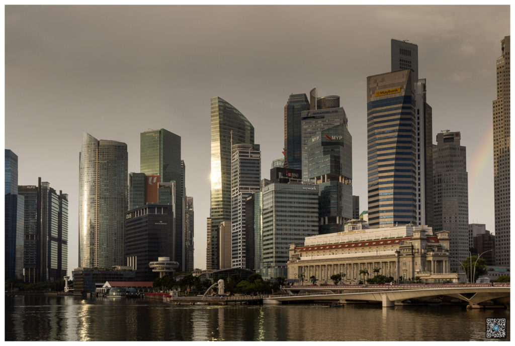 financial district skyline - singapour