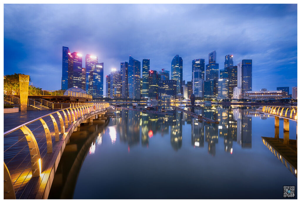 financial district skyline – singapour