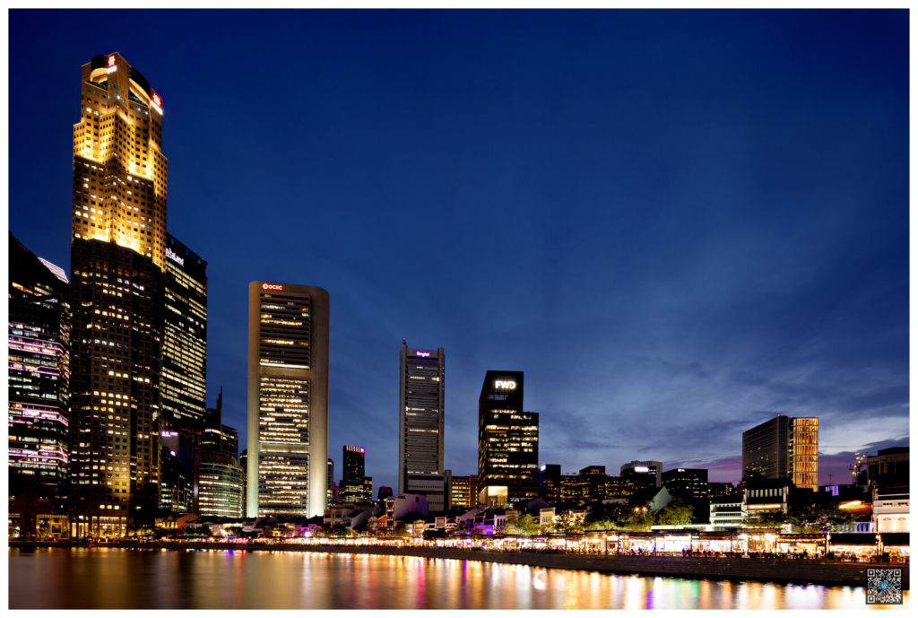 financial district skyline - singapour