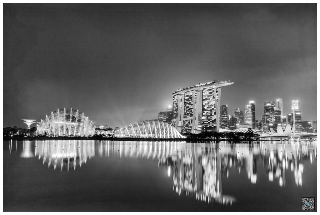 marina bay sands - financial district - singapour