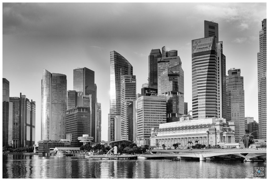 financial district skyline - singapour