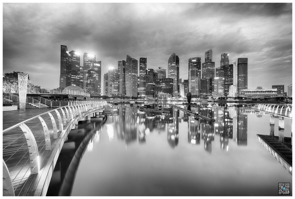 financial district skyline - singapour