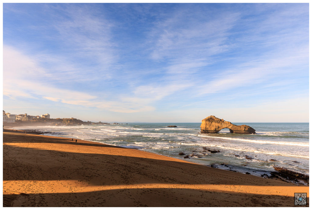 roche percée - biarritz